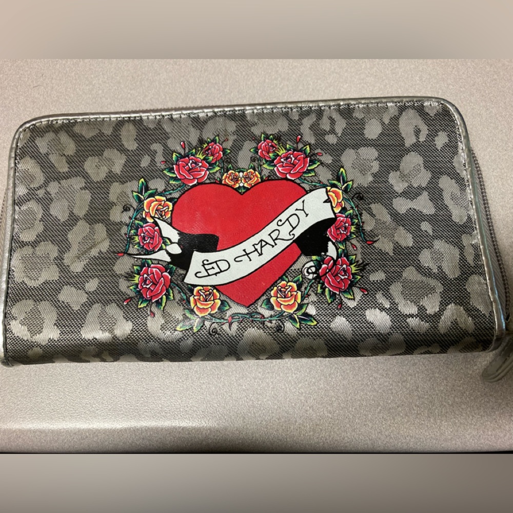 Ed Hardy Wallet Y2K Vintage